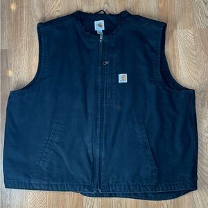 Black Carhartt Vest 2XL